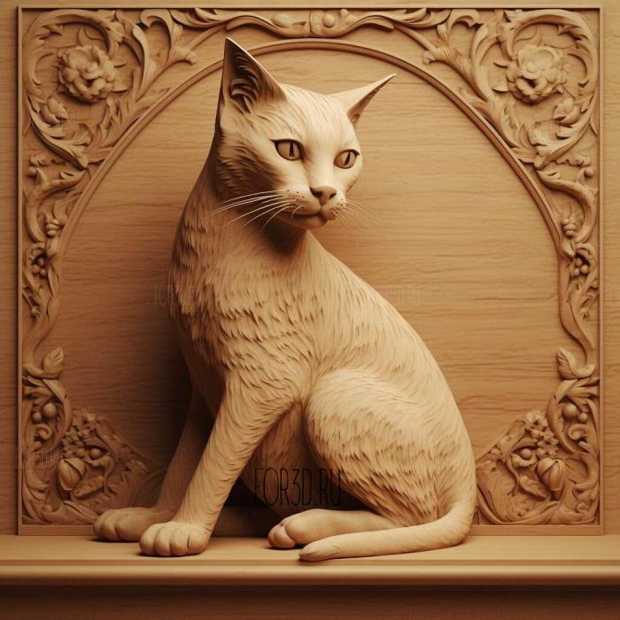 Kedi movie 4 stl model for CNC